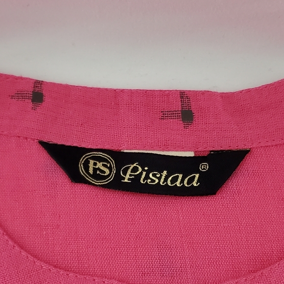 Women's Geometric Printed Cotton Blend Kurti - Picture 6 of 10